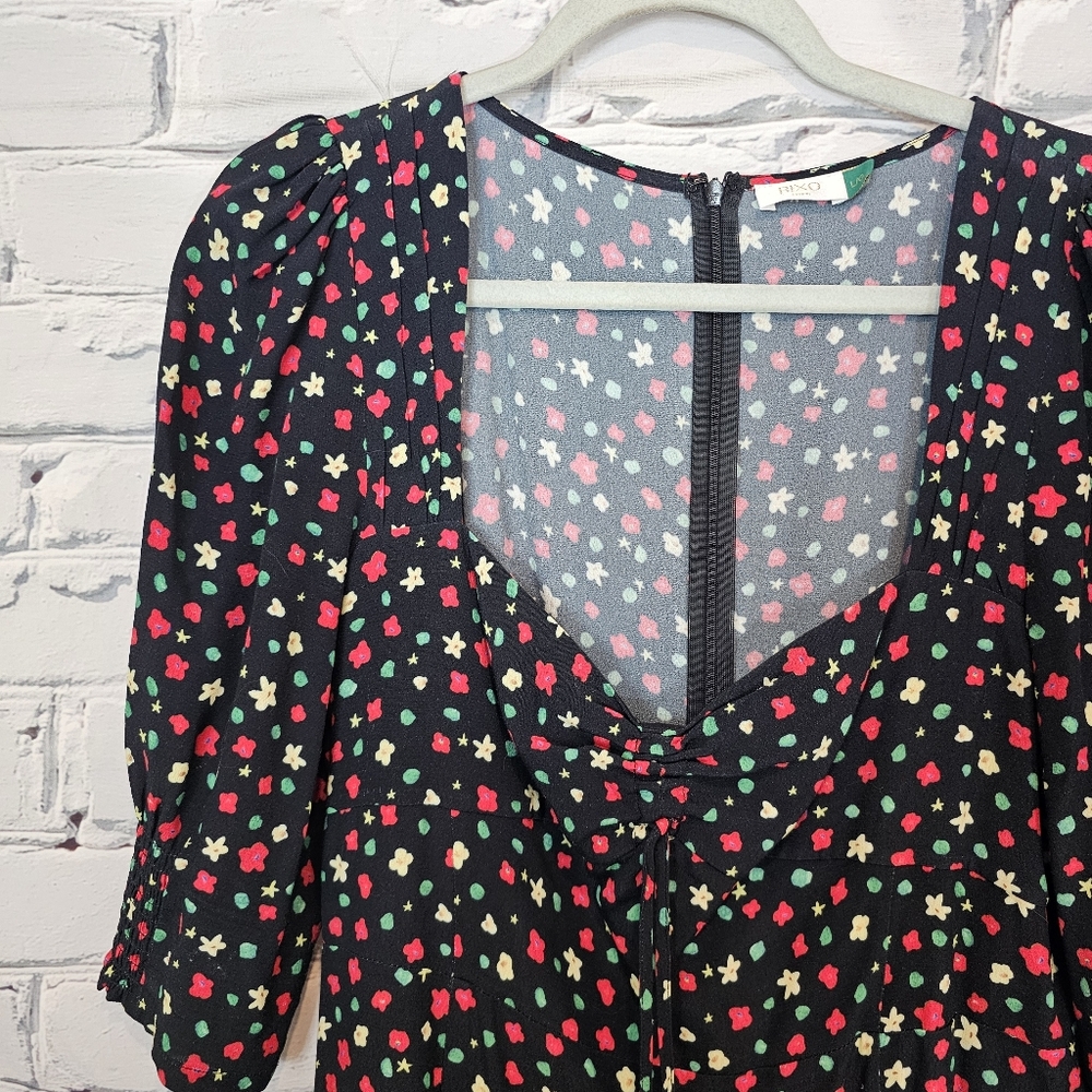 RIXO Larissa Crepe Floral Mini Dress - Picture 4 of 8